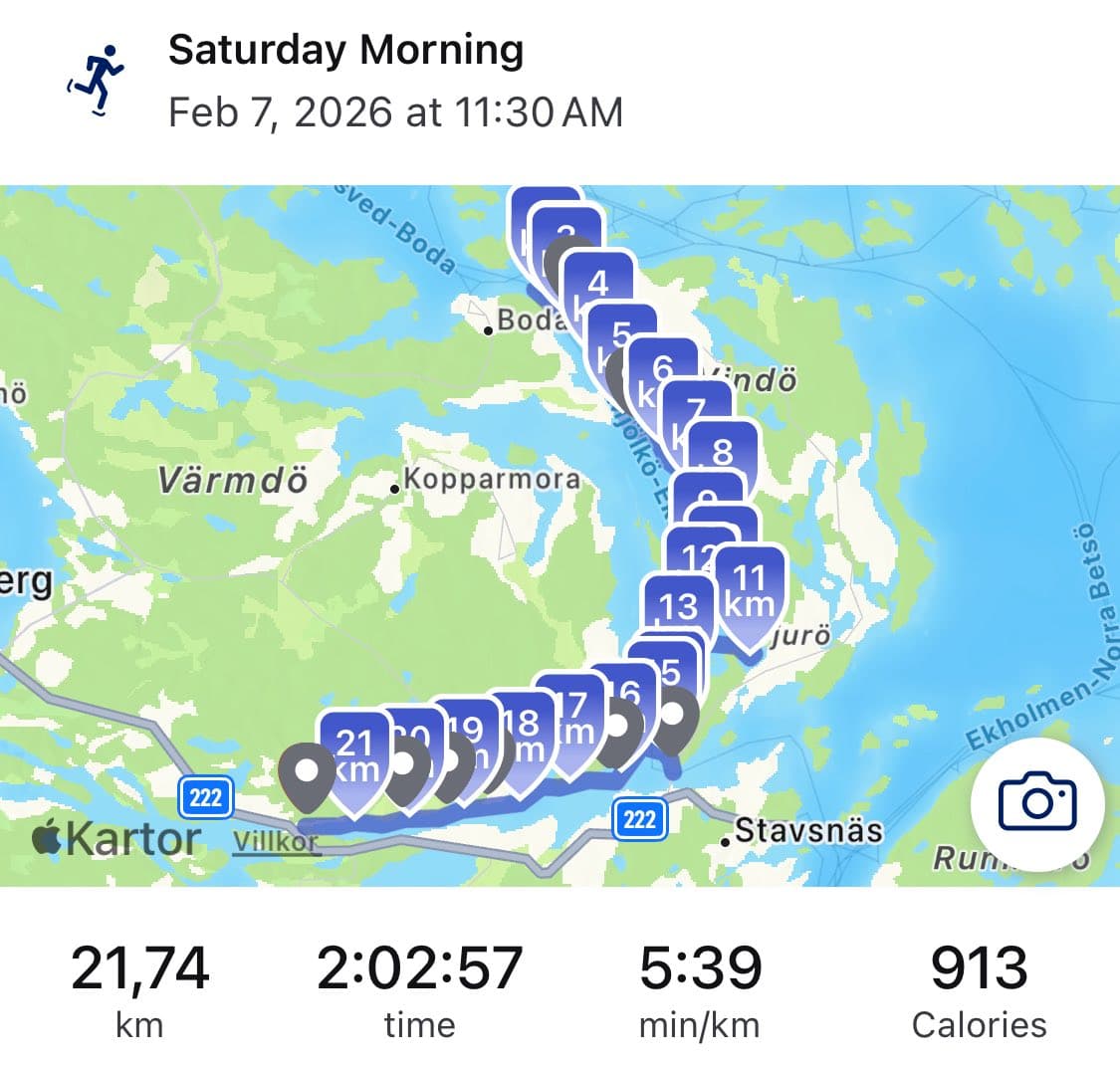 Israpport från Strömma kanal